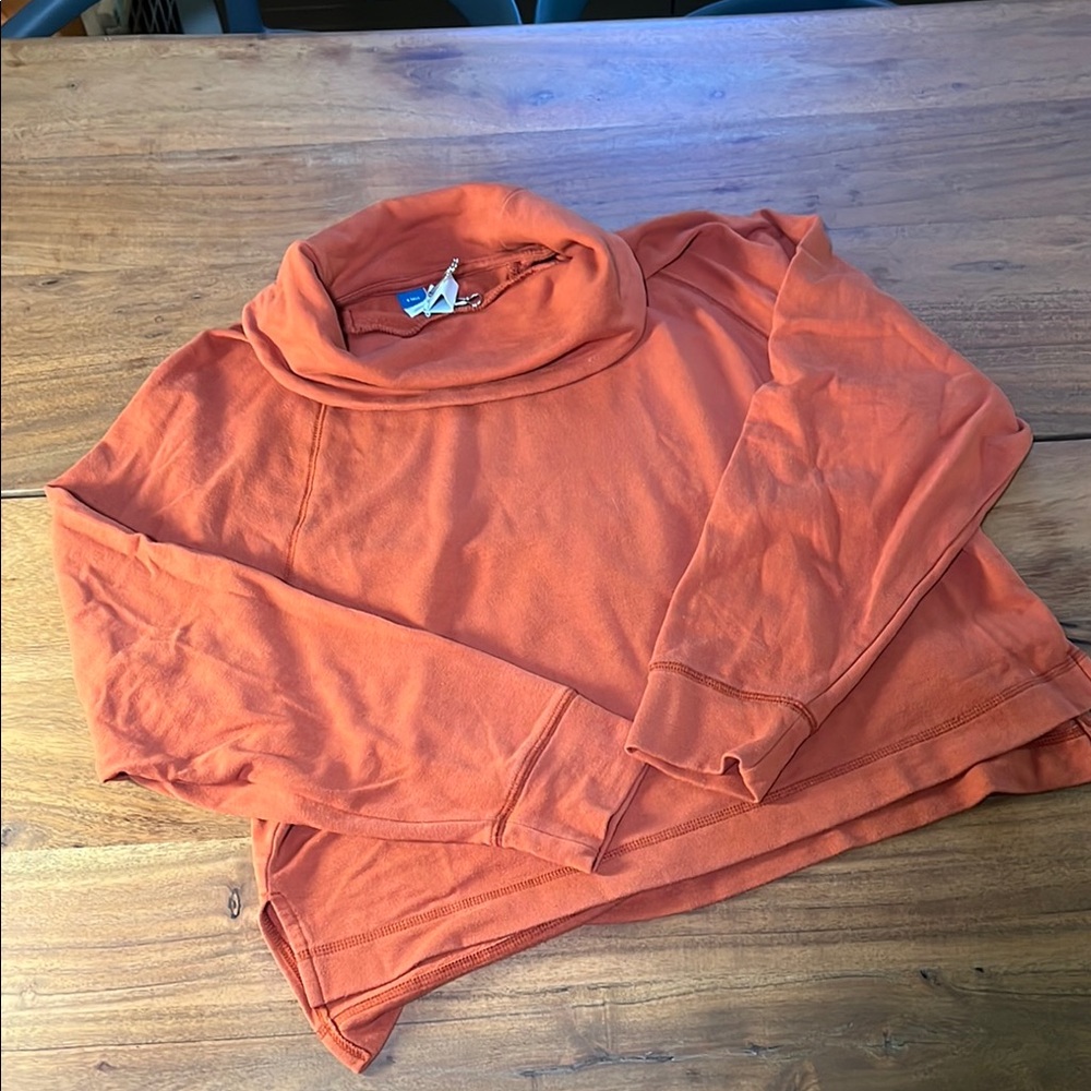 TALL Old Navy Rust Cowl Neck Sweater